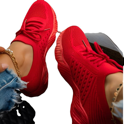 Damskie Lekkie Oddychające Do Chodzenia Sneakersy