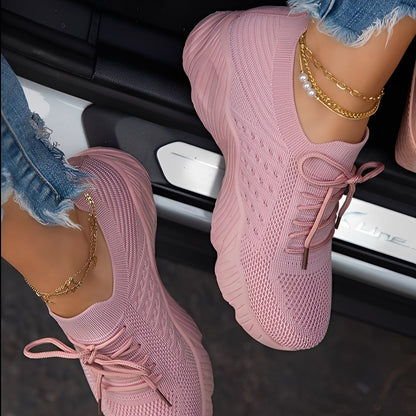 Damskie Lekkie Oddychające Do Chodzenia Sneakersy