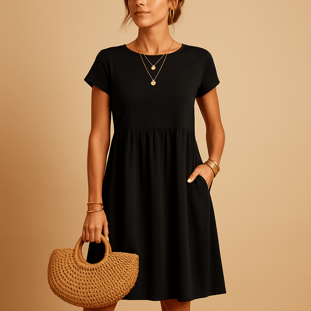 Damskie Letnie Casual Elegancka Midi Sukienka