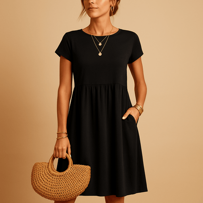 Damskie Letnie Casual Elegancka Midi Sukienka