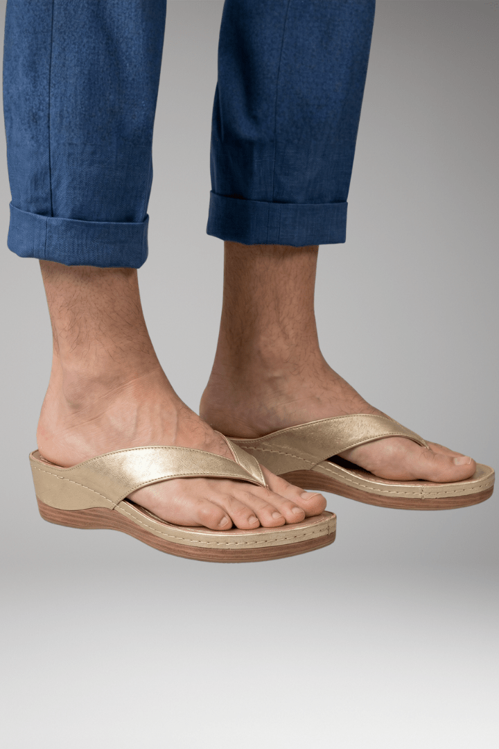 Damskie Letnie Casual Ortopedyczne Platforma Komfort Kapcie