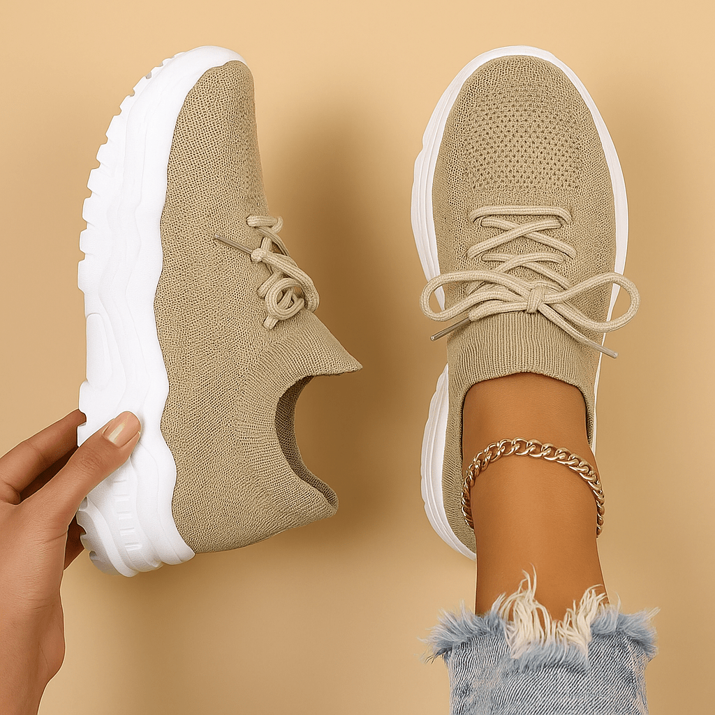 Damskie Letnie Lekkie Oddychające Sneakersy