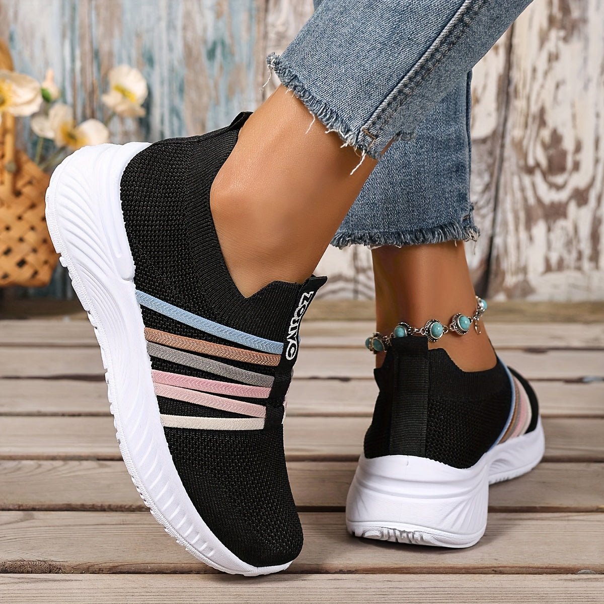 Damskie Letnie Oddychające Casual Lekkie Buty Do Chodzenia