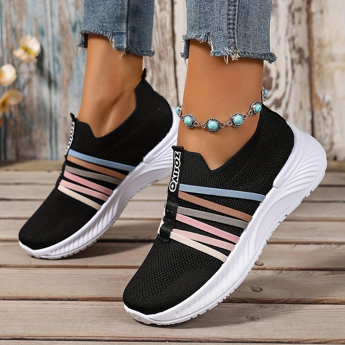 Damskie Letnie Oddychające Casual Lekkie Buty Do Chodzenia