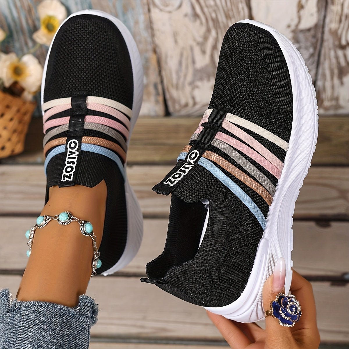 Damskie Letnie Oddychające Casual Lekkie Buty Do Chodzenia