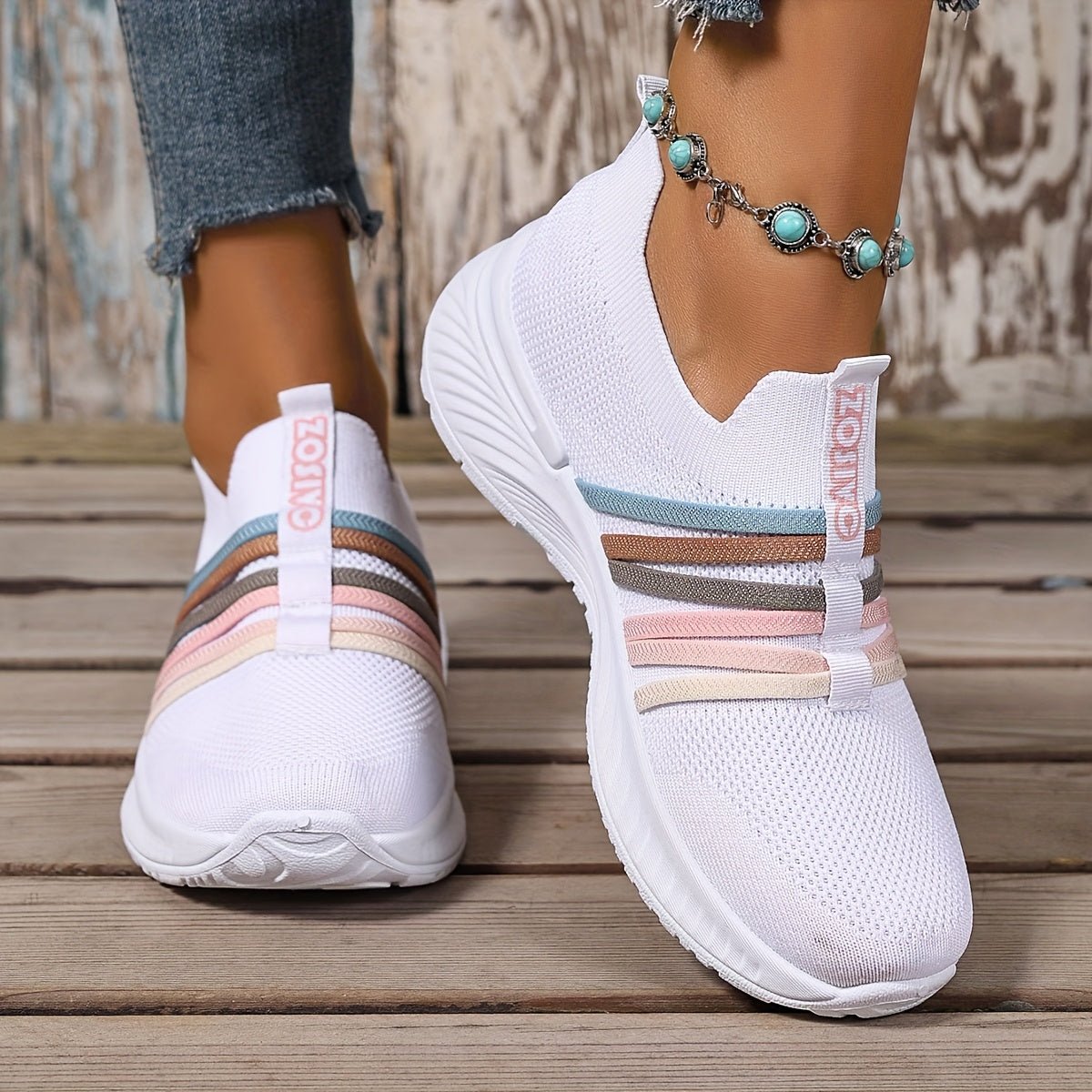 Damskie Letnie Oddychające Casual Lekkie Buty Do Chodzenia
