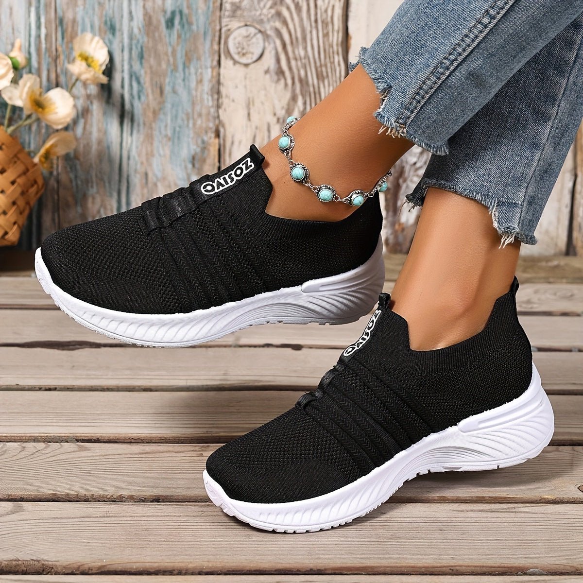 Damskie Letnie Oddychające Casual Lekkie Buty Do Chodzenia