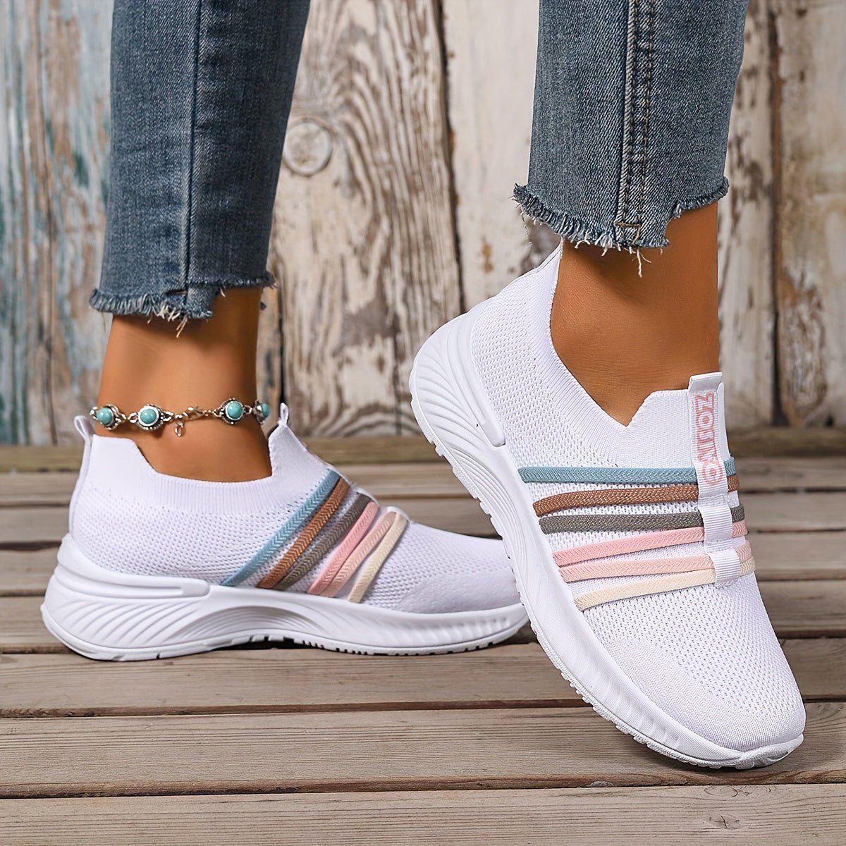 Damskie Letnie Oddychające Casual Lekkie Buty Do Chodzenia