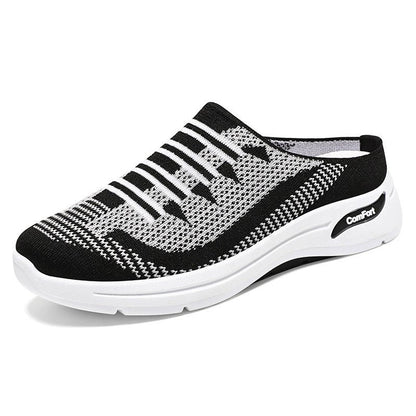 Damskie Oddychające Dzianinowe Wsuwane Sneakersy Komfortowe