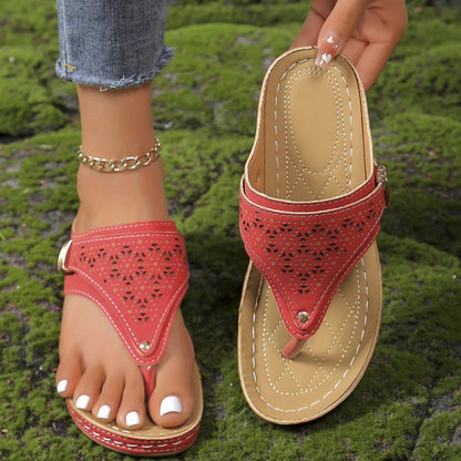 Damskie Ortopedyczne Podparcie Łuku Regulowane Komfortowe Sandały