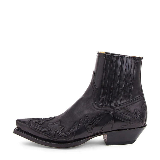 Bottes de cowboy exclusives avec aspect cuir pour femmes
