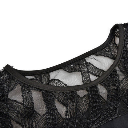 Robe de soirée élégante en dentelle grande taille pour l'été (Femme)