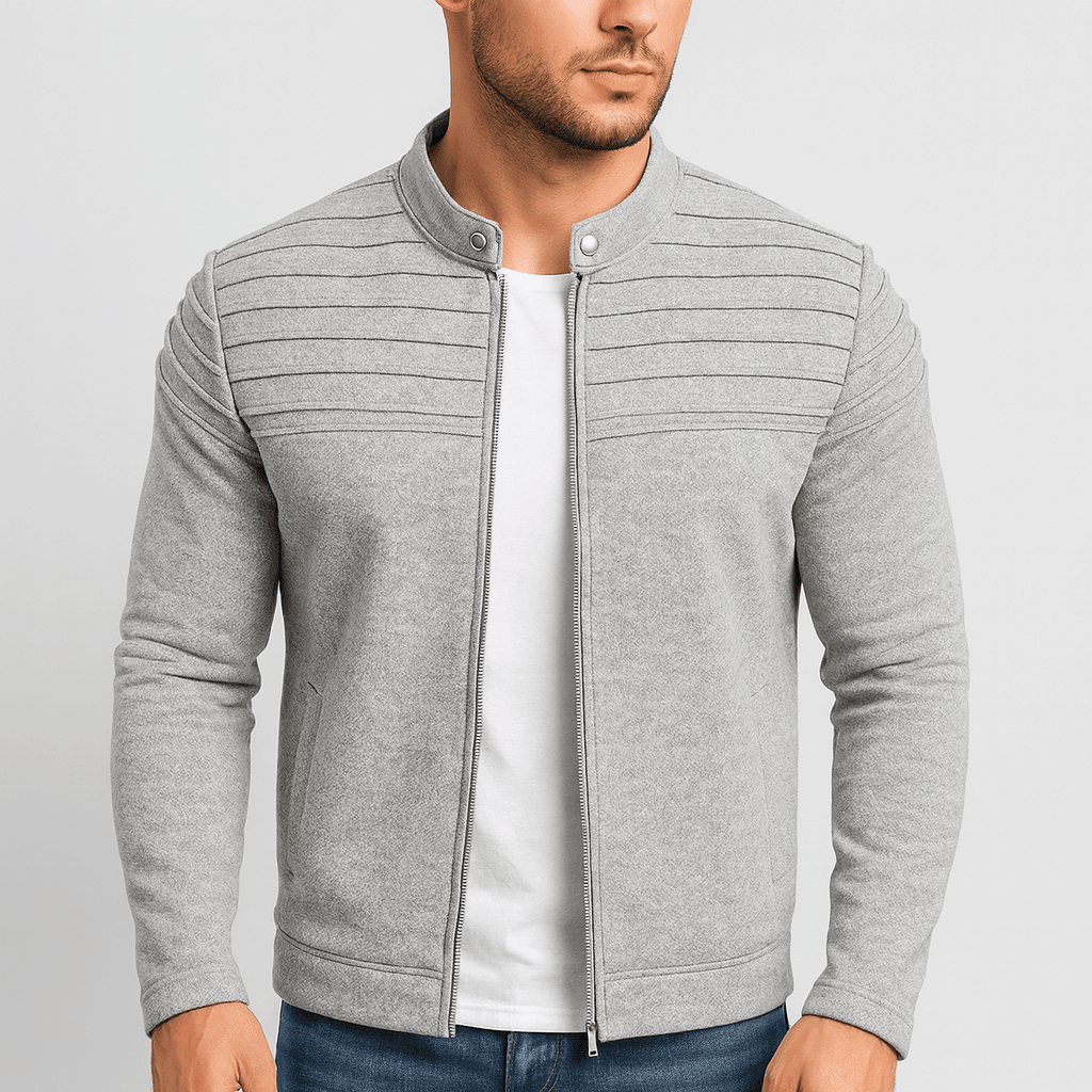 Veste de Mi-Saison Élégante d'Hiver avec Rabat (Homme)