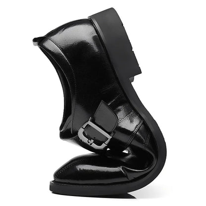 Chaussures élégantes en cuir avec boucle pour le printemps (Homme)