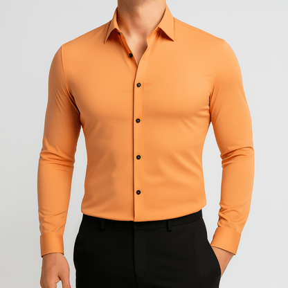 Klasyczna Zimowa Koszula Męska do Warstwowania (Męska)