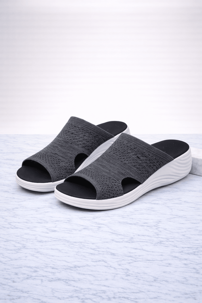 Sandales confortables en matériau élastique pour le printemps (Femme)