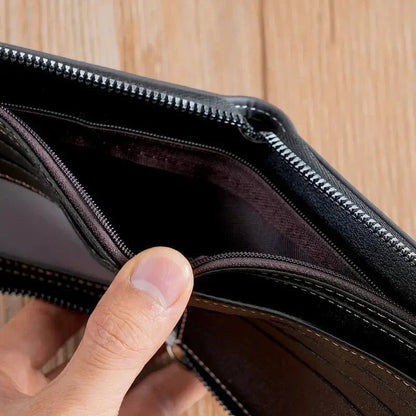 Kompaktowy Portfel na Zamek (Męski)