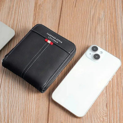 Kompaktowy Portfel na Zamek (Męski)