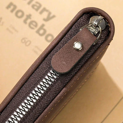 Kompaktowy Portfel na Zamek (Męski)