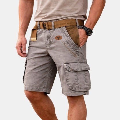 Krótkie Spodenki Cargo z Kieszeniami Letnie (Męskie)