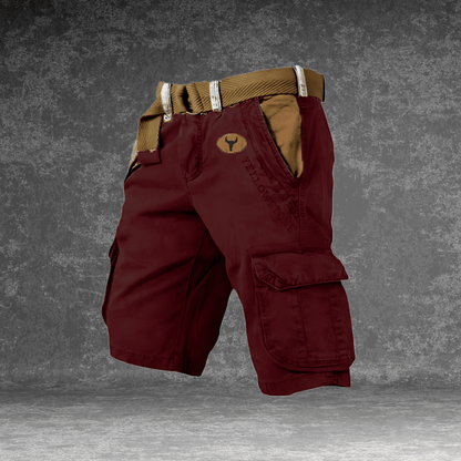 Krótkie Spodenki Cargo z Kieszeniami Letnie (Męskie)