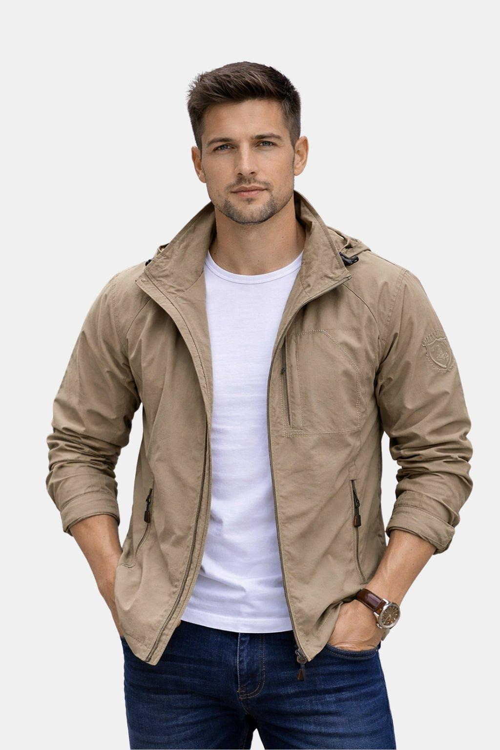 Kurtka Wiosenna Lekka Przejściowa Casual (Męska)