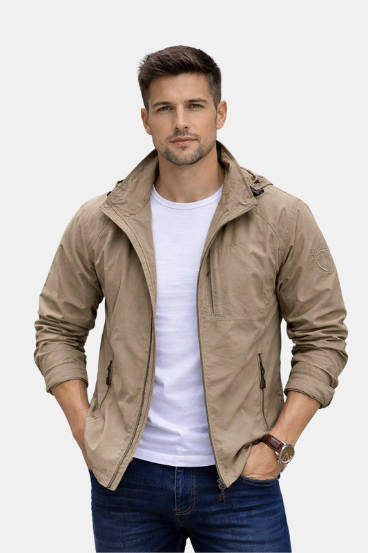 Kurtka Wiosenna Lekka Przejściowa Casual (Męska)