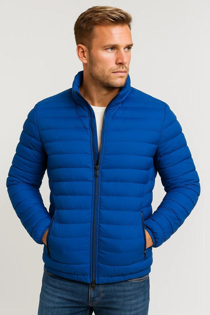 Lekka Pikowana Kurtka Wiosenna (Męska)