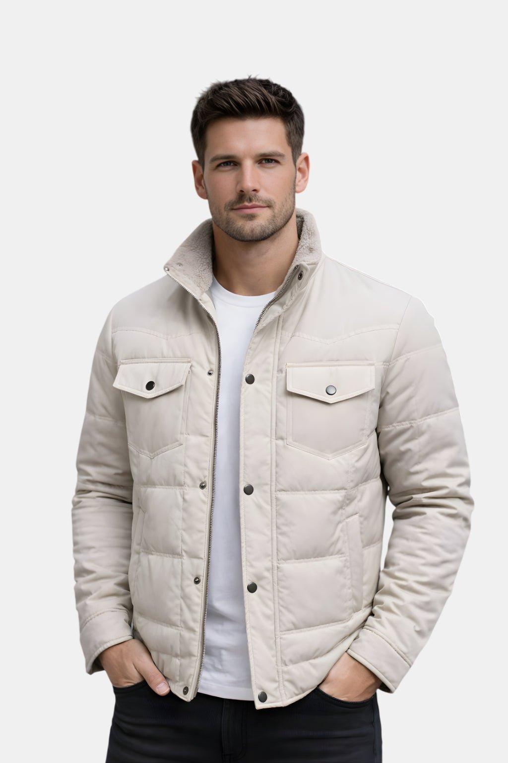 Lichte Gewatteerde Lentejas met Zachte Voering (Heren)