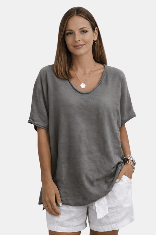 Losse Casual Blouse voor de Zomer (Dames)