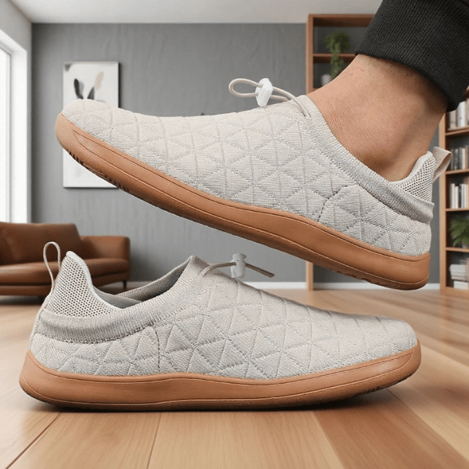 Męska Letnia Casual Pikowane Lekkie Wsuwane Komfortowe Buty Sportowe