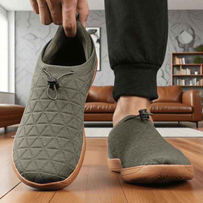 Męska Letnia Casual Pikowane Lekkie Wsuwane Komfortowe Buty Sportowe