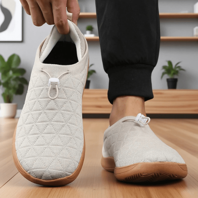 Męska Letnia Casual Pikowane Lekkie Wsuwane Komfortowe Buty Sportowe