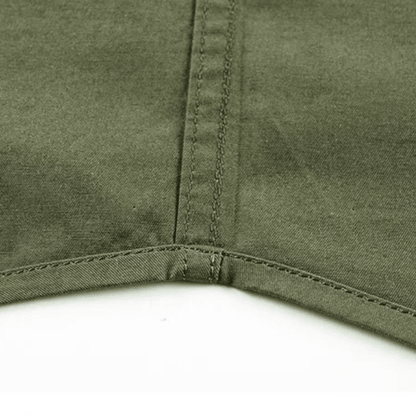 Męska Letnia Casual Utility Krótki Rękaw Guziki Koszula