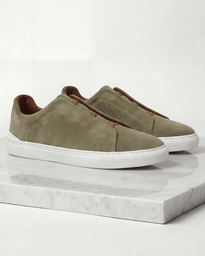 Męska Letnia Minimalistyczna Zamszowa Casualowa Sneakersy
