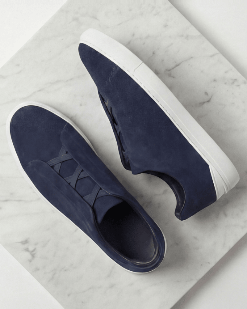 Męska Letnia Minimalistyczna Zamszowa Casualowa Sneakersy