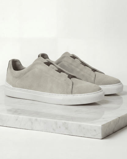 Męska Letnia Minimalistyczna Zamszowa Casualowa Sneakersy