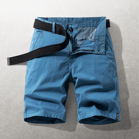 Męski Letnia Bawełna Chino Casual Szorty Pasek