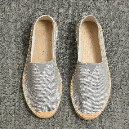 Męskie Letnie Casual Canvas Buty Wsuwane