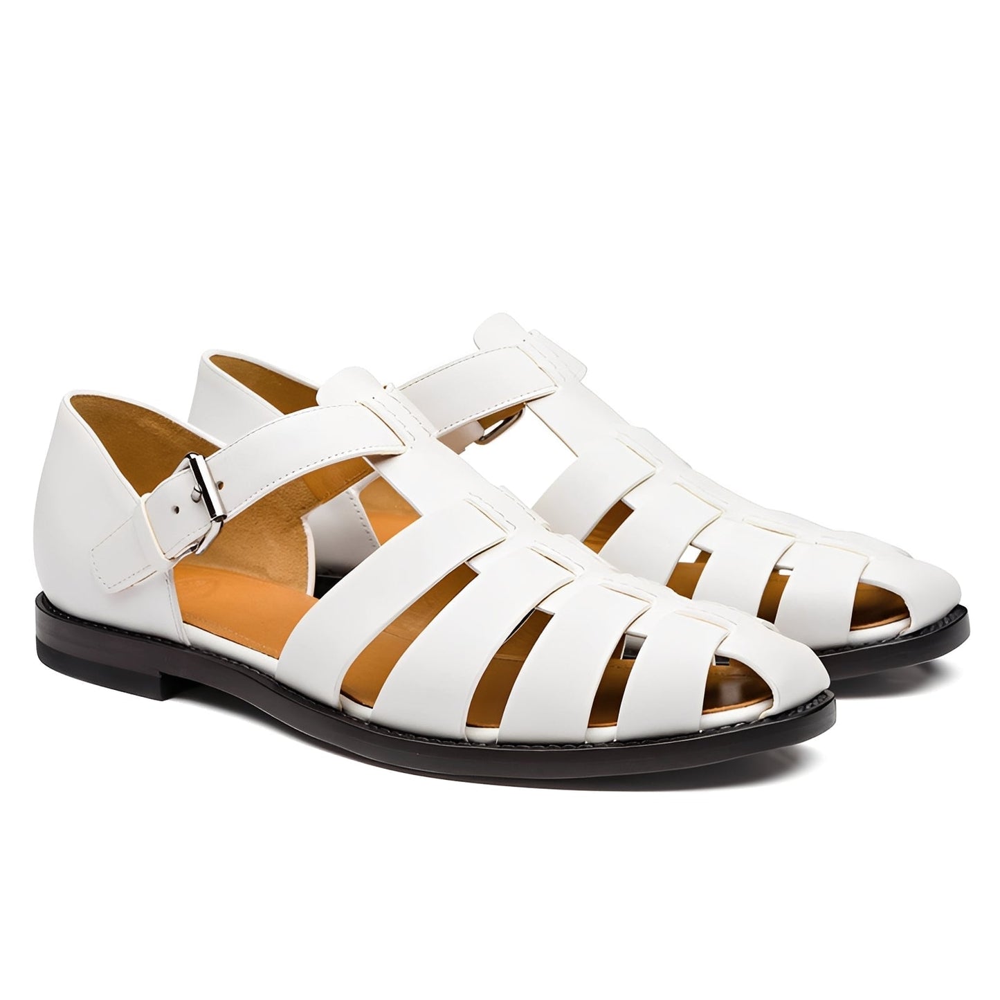 Męskie Letnie Casual Klamra Zakryte Palce Sandały