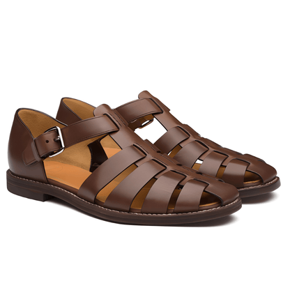 Męskie Letnie Casual Klamra Zakryte Palce Sandały