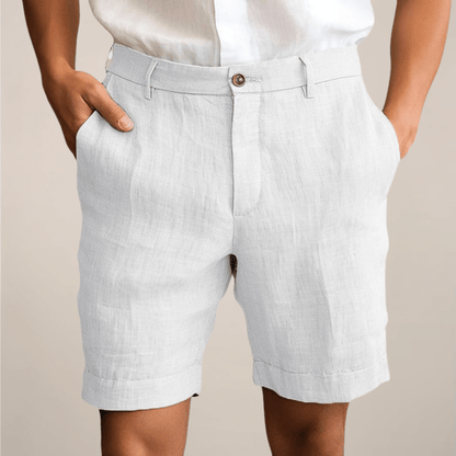 Męskie Letnie Casual Linen Lekkie Szorty