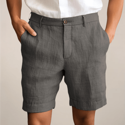 Męskie Letnie Casual Linen Lekkie Szorty