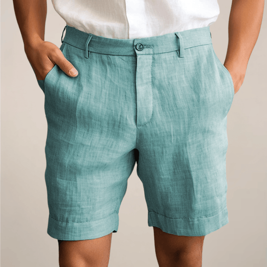 Męskie Letnie Casual Linen Lekkie Szorty