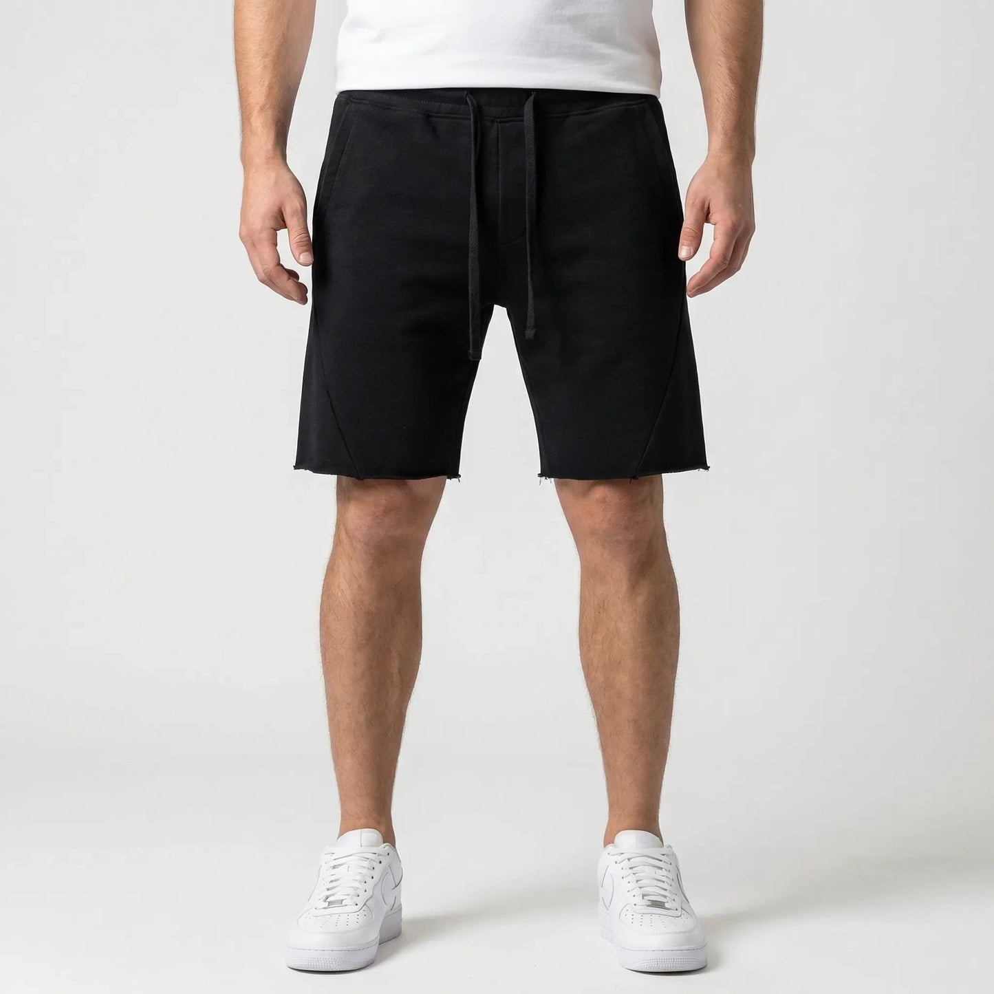 Męskie Letnie Casualowe Streetwear Luźne Spodenki Ze Sznurkiem