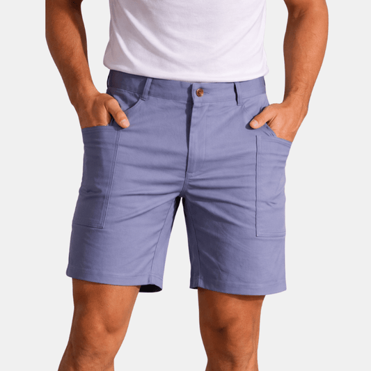 Męskie Letnie Naszywane Kieszenie Szorty