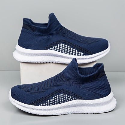 Męskie Letnie Oddychające Lekkie Sneakersy Slip-On