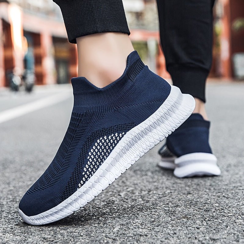 Męskie Letnie Oddychające Lekkie Sneakersy Slip-On