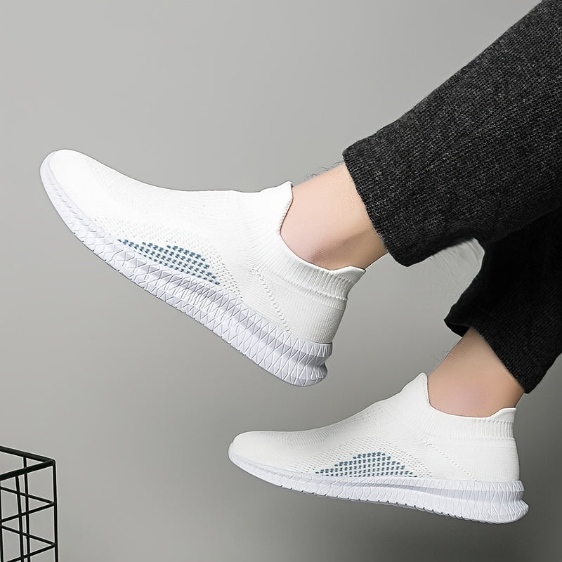 Męskie Letnie Oddychające Lekkie Sneakersy Slip-On