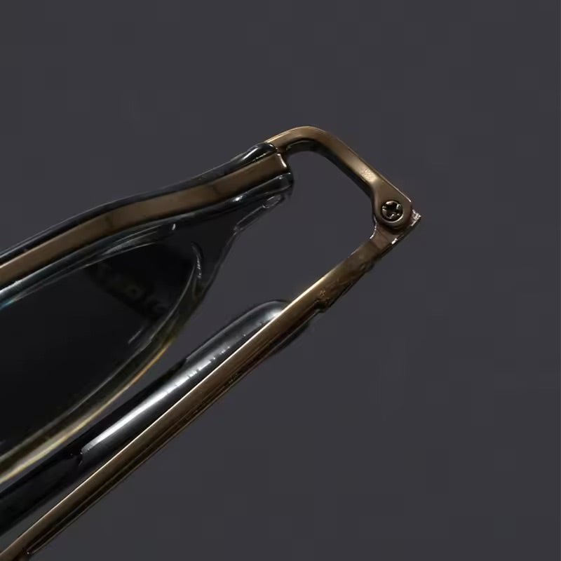 Męskie Letnie Okrągłe Klasyczne Okulary Przeciwsłoneczne